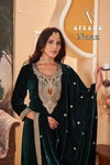 Naaz By Afsana Velvet Embroidery Readymade Suit Wholesale Shop In Surat